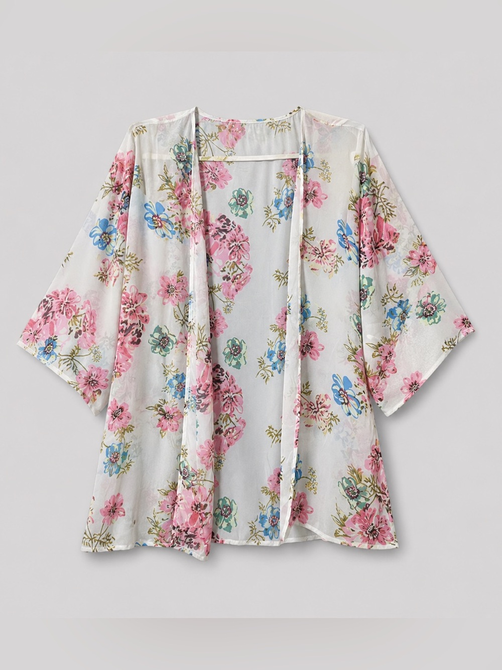 Womens Floral Bohemian‎ Kimono Floral Large Feminine Romantic Festival Coachella